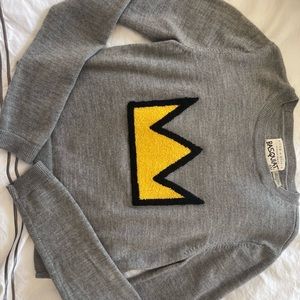 Alice and Olivia basquiat crown sweater